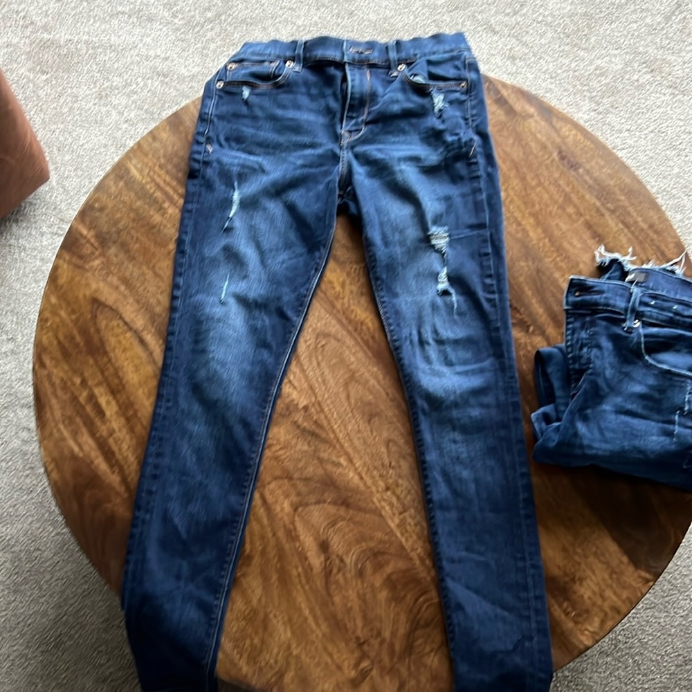 Express mid rise skinny 8r